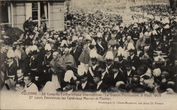 Ak Köln am Rhein, XX Congrès Eucharistique International, La Grande Procession