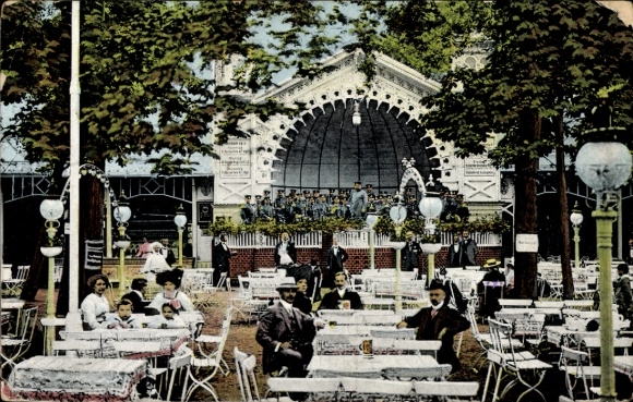 Ak Berlin Treptow, Paradiesgarten