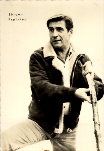 Ak Schauspieler Jürgen Frohriep, Portrait, Zeit zu leben