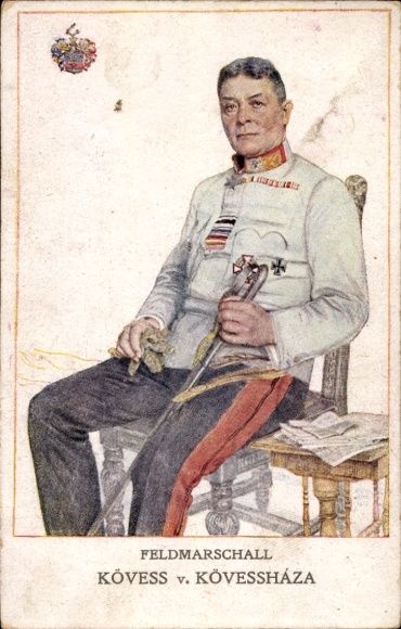 Ak Feldmarschall Kövess v. Kövesshaza, Kuk Armee