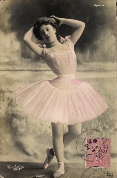 Ak Portrait einer Balletttänzerin, Hugard