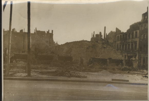 Original Foto Berlin Friedrichshain, Enttrümmerung am Strausberger Platz, um 1945/46