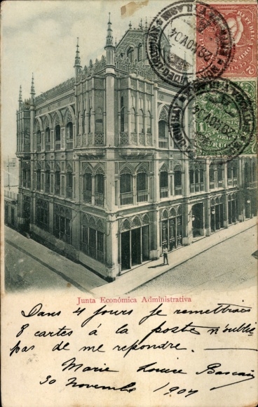 Ak Montevideo Uruguay, Junta Económica Administrativa