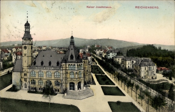 Ak Liberec Reichenberg in Böhmen, Kaiser-Josefstraße
