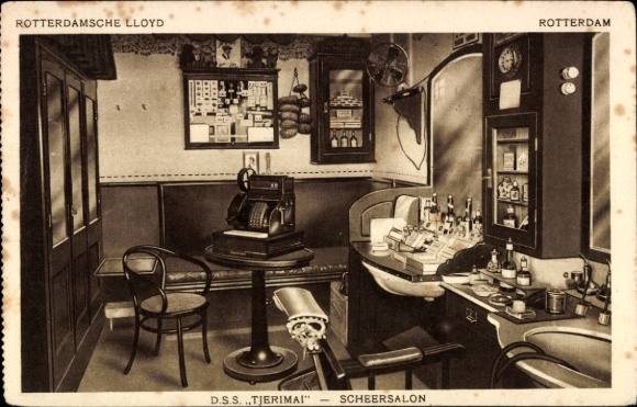 Ak Dampfer D.S.S. Tjerimai, Rotterdamsche Lloyd