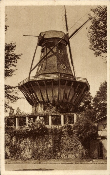 Ak Potsdam, Schloss Sanssouci, Windmühle