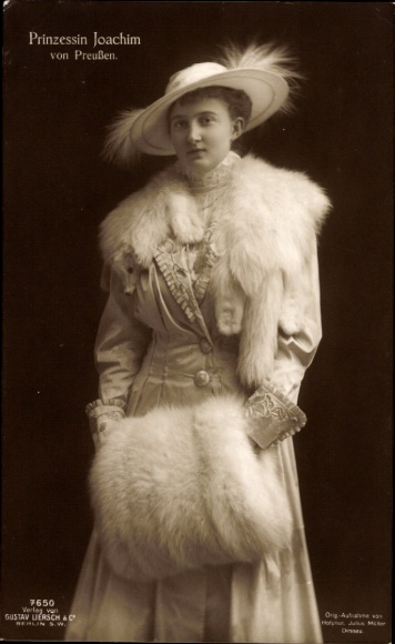 Ak Marie Auguste von Anhalt, Prinzessin Joachim von Preußen, Liersch 7650