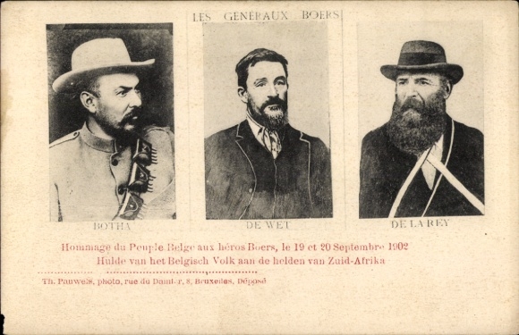 Ak Südafrika, Burengeneräle, Botha, De Wet, Delarey