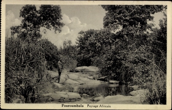 Ak Fouroumbala Zentralafrikanische Republik, Landschaft
