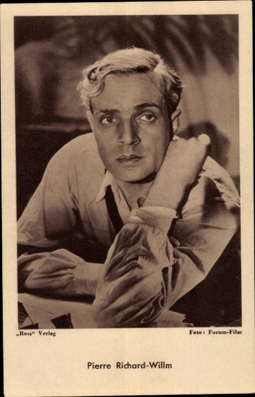 Ak Schauspieler Pierre Richard-Willm, Portrait