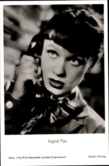 Ak Schauspielerin Ingrid Pan in Liebeskrieg nach Noten, Portrait
