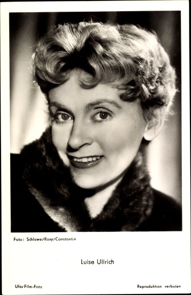 Ak Schauspielerin Luise Ullrich, Portrait
