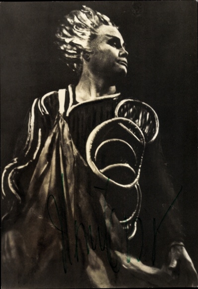 Foto Opernsänger Hermin Esser, Loge, Bayreuther Festspiele, Portrait, Autogramm