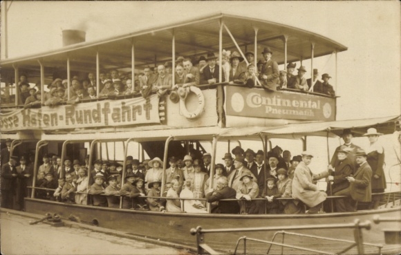 Foto Ak Hamburg, Hafen-Rundfahrt