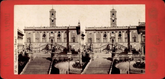 Stereo Foto Roma Rom Lazio, Campidoglio
