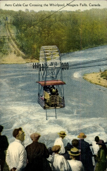 Ak Niagara Falls Ontario Kanada, Aero Cable Car Crossing the Whirlpool