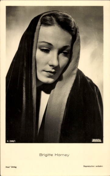 Ak Schauspielerin Brigitte Horney, Ross Verlag 2560/1