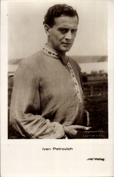 Ak Schauspieler Ivan Petrovich, Portrait
