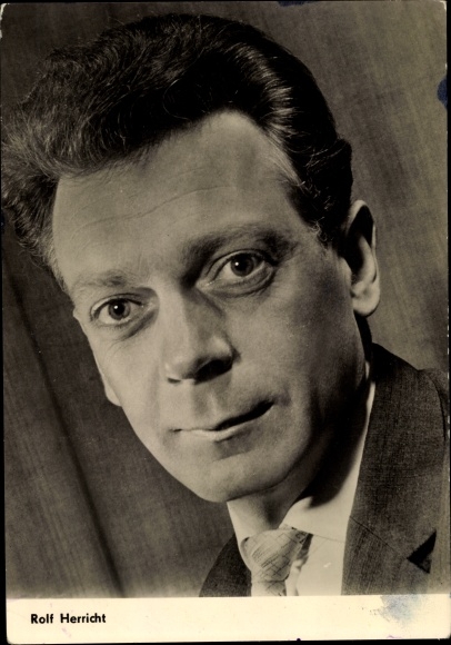 Ak Schauspieler Rolf Herricht, Portrait