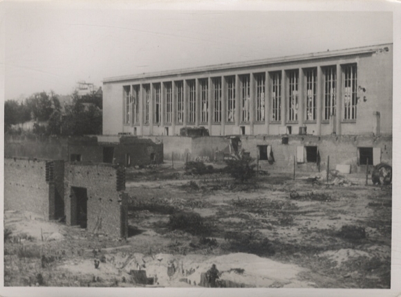 Original Foto Berlin Charlottenburg, auf dem Funkturmgelände, um 1945/46