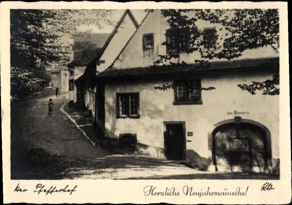 Ak Basel Stadt Schweiz, Der Pfefferhof