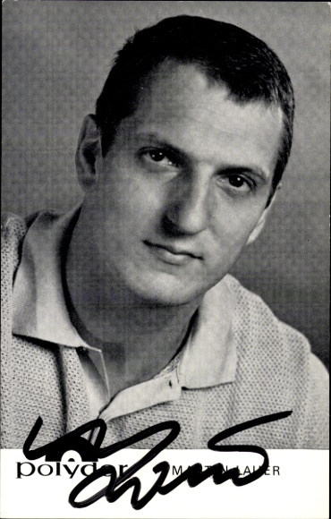 Foto Sänger Martin Lauer, Autogramm