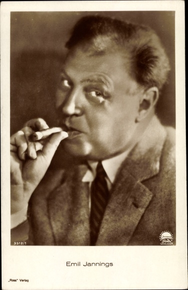 Ak Schauspieler Emil Jannings, Portrait
