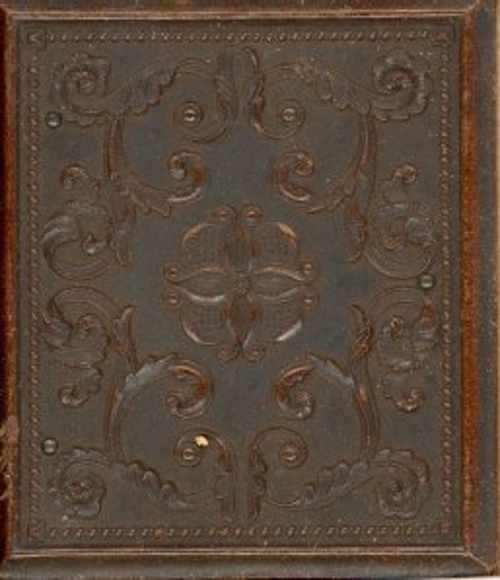 Daguerreotype Foto Portrait Gold Rahmen Antik Samt, Baby