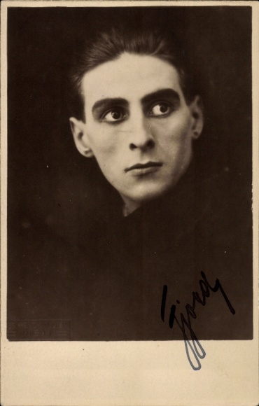 Ak Schauspieler Olaf Fjord, Portrait, Autogramm