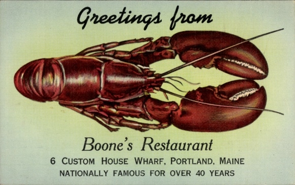 PC Portland Maine, Boone's Restaurant, 6 Custom House Wharf