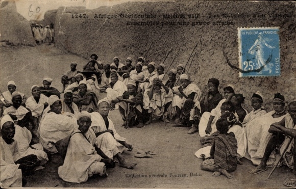 Ak Niger, Vallee du Niger, Les Notables d'un Village, Afrikaner