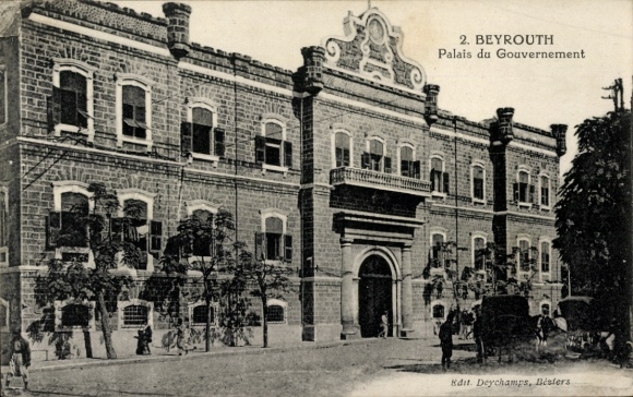 Ak Beirut Beyrouth Libanon, Palais du Gouvernement,   von Deychamps, Bisters