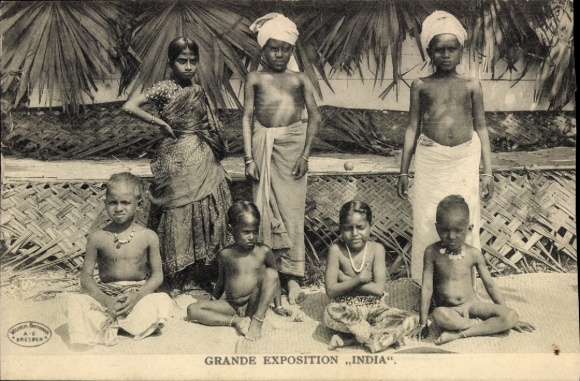 Ak Grande Exposition India, Inder, Völkerschau