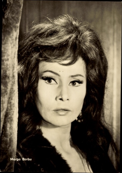 Ak Schauspielerin Marga Barbu, Portrait