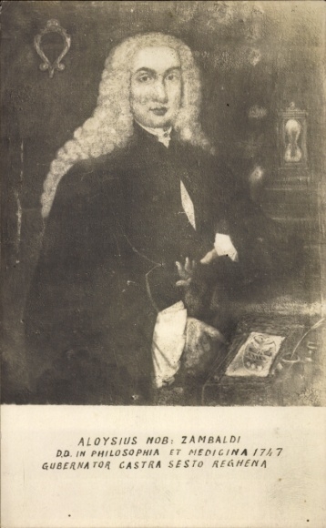 Künstler Ak Nob, A., Zambaldi, Philosoph, Medizin