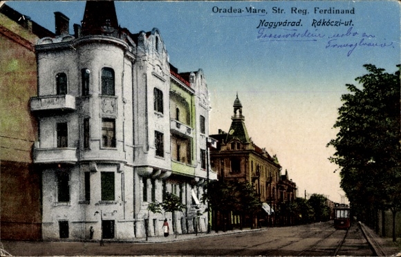 Ak Oradea Großwardein Nagyvárad Rumänien, Reg. Ferdinand Straße