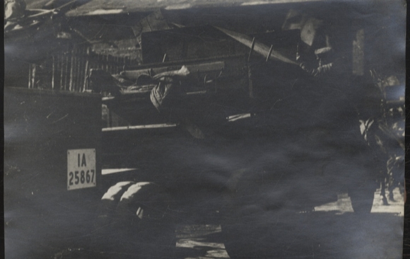 Original Foto Berlin Tempelhof, Fahrzeug der Berliner Müllabfuhr, um 1947