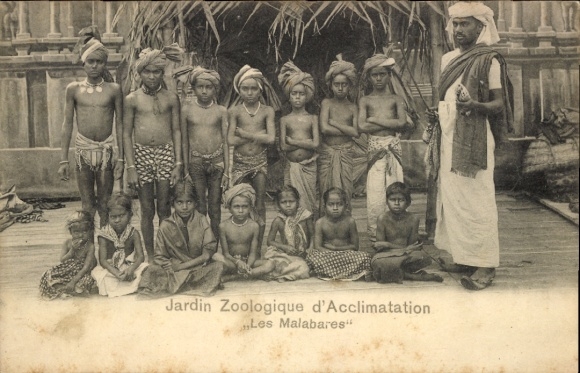 Ak Paris, Jardin Zoologique d'Acclimatation, Les Malabares