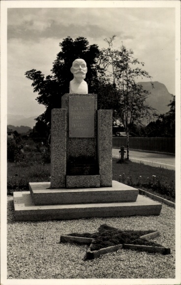 Ak Wörgl Tirol, Dr. L. L. Zamenhof Monument, Esperanto, Einweihung 1952