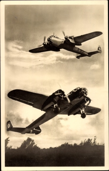 Ak Deutsche Luftwaffe, Dornier Do 215 Kampfflugzeug