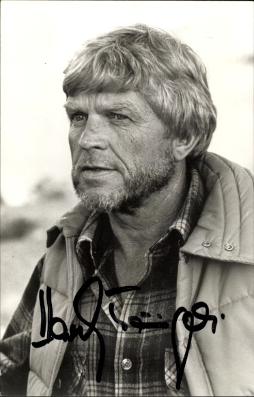 Ak Schauspieler Hardy Krüger, Autogramm