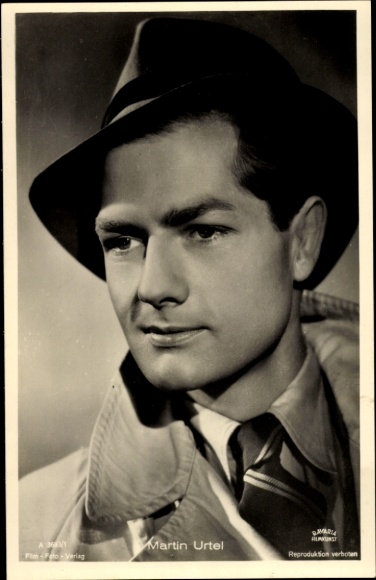Foto Ak Schauspieler Martin Urtel, Portrait, Film Foto Verlag A 3693/1