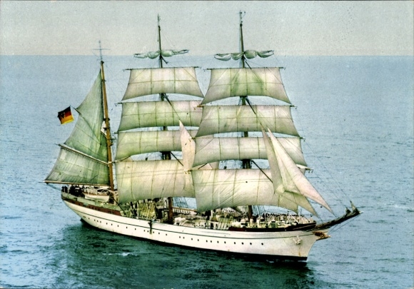 Ak Segelschulschiff Gorch Fock, Bundesmarine