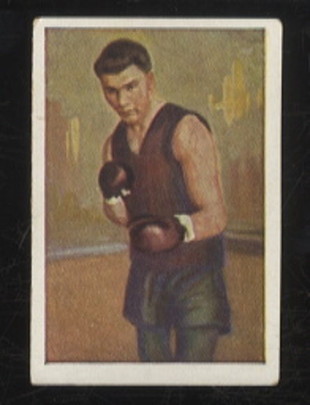 Sammelbild Salem Zigaretten Dresden, Deutsche Boxermeister, Max Schmeling, ca. 6 x 4 cm
