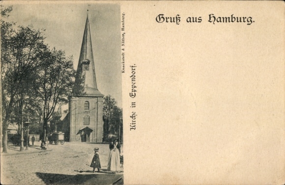 Ak Hamburg Nord Eppendorf, Kirche