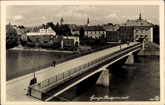Ak Gornja Radgona Slowenien, Brücke