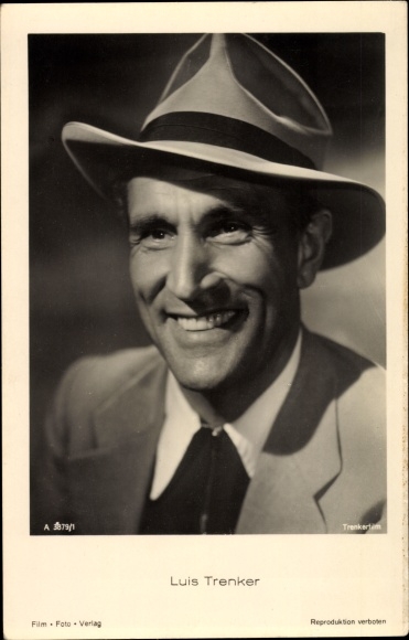 Ak Schauspieler Luis Trenker, Portrait