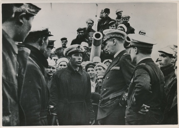 Foto Italienischer Kriegsschauplatz, Torpedoboot Calatafimi, Giuseppe Brignole, Herzog von Spoleto