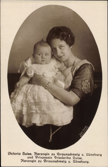 Ak Herzogin Viktoria Luise zu Braunschweig und Lüneburg, Prinzessin Friederike Luise