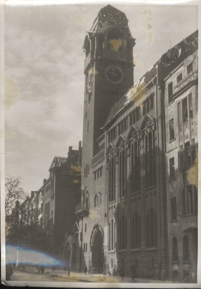 Original Foto Berlin Charlottenburg, 25. Gemeindeschule, Sybelstraße, um 1945/46